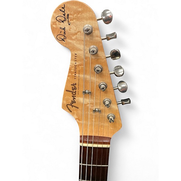 Used Fender Custom Shop Dick Dale Metallic Gold Solid Body Electric Guitar