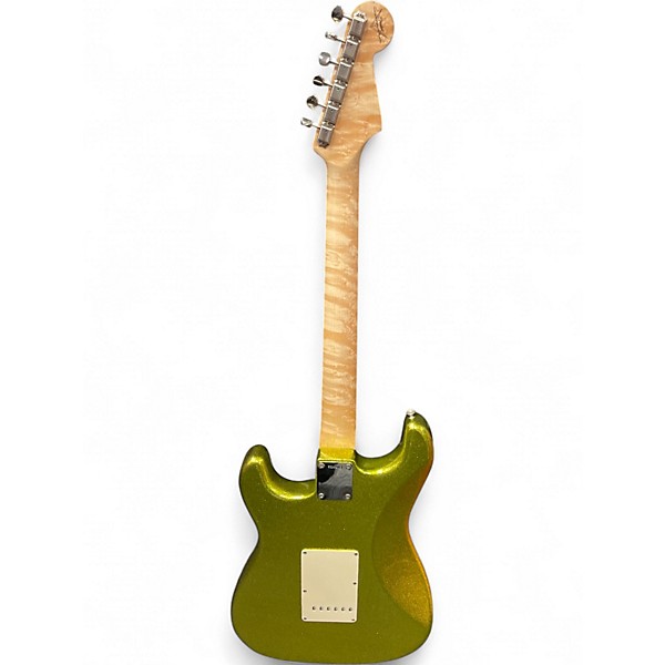 Used Fender Custom Shop Dick Dale Metallic Gold Solid Body Electric Guitar