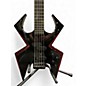 Used B.C. Rich W.M.D. WIDOW Black Electric Bass Guitar