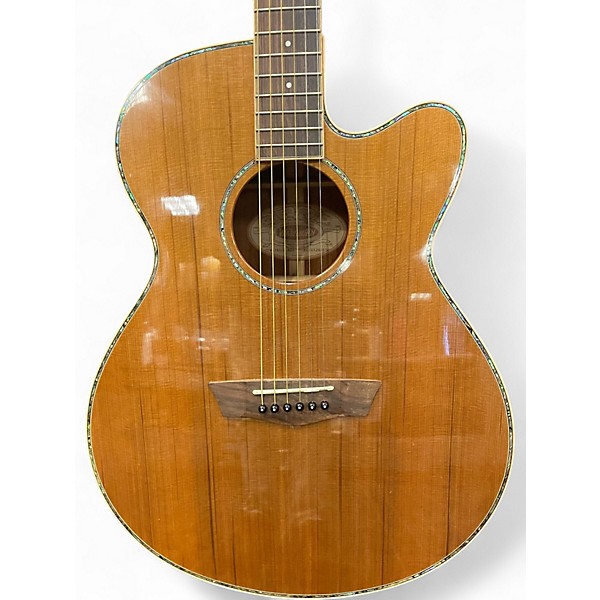 Used Washburn WG16SCE Natural Acoustic Electric Guitar