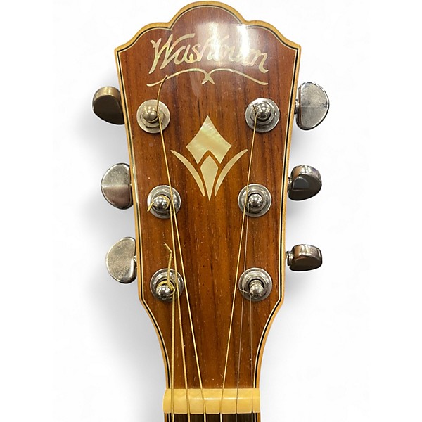 Used Washburn WG16SCE Natural Acoustic Electric Guitar