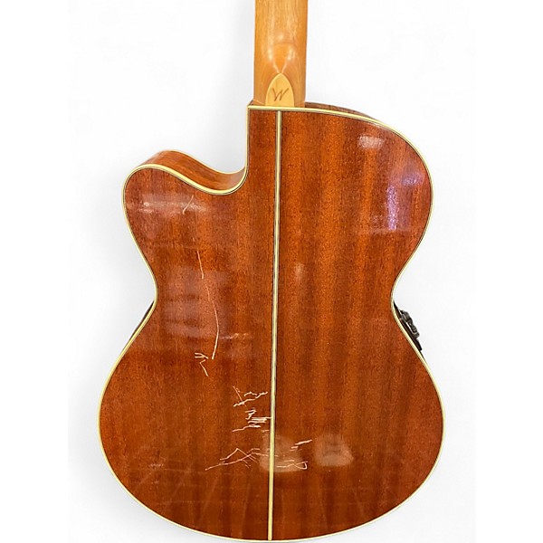 Used Washburn WG16SCE Natural Acoustic Electric Guitar
