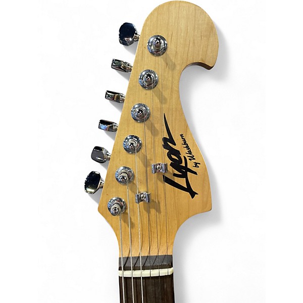 Used Lyon By Washburn STRATOCASTER Black Solid Body Electric Guitar