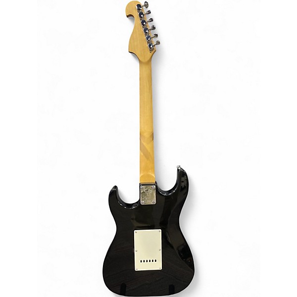 Used Lyon By Washburn STRATOCASTER Black Solid Body Electric Guitar