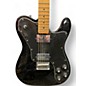 Used Squier Telecaster Custom Black and White Solid Body Electric Guitar
