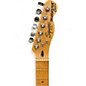 Used Squier Telecaster Custom Black and White Solid Body Electric Guitar