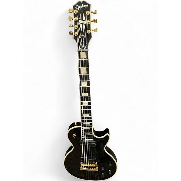 Used Epiphone Les Paul MKH Origins Custom Black Solid Body Electric Guitar