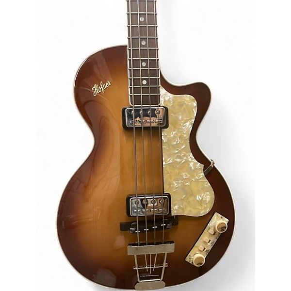Used Hofner 500/2 club Sunburst Electric Bass Guitar