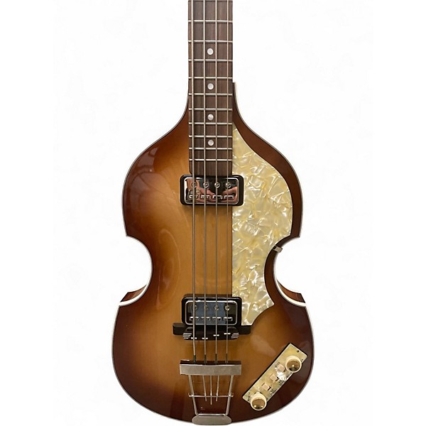 Used Hofner '62 500/1 Vintage Sunburst Electric Bass Guitar