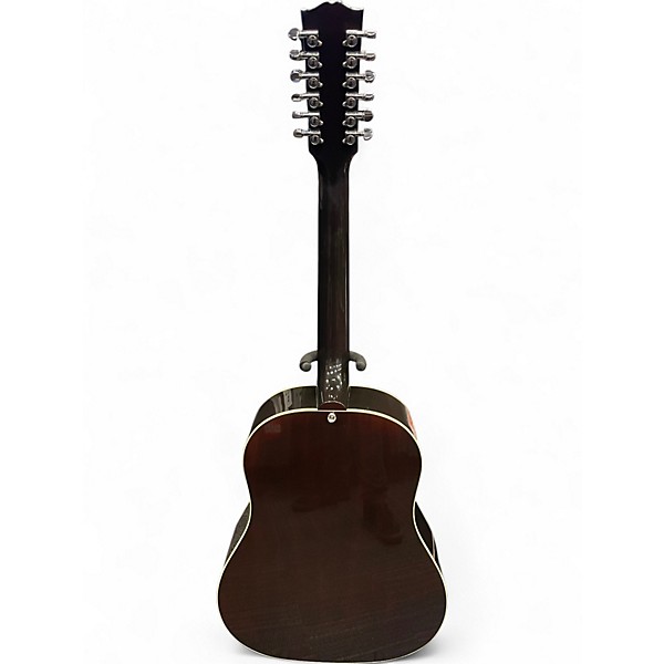 Used Gibson J45 Standard 12 String Sunburst 12 String Acoustic Electric Guitar