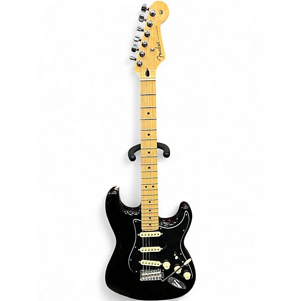 Used Fender Player Stratocaster Black Solid Body Electric Guitar
