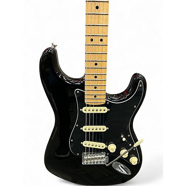 Used Fender Player Stratocaster Black Solid Body Electric Guitar
