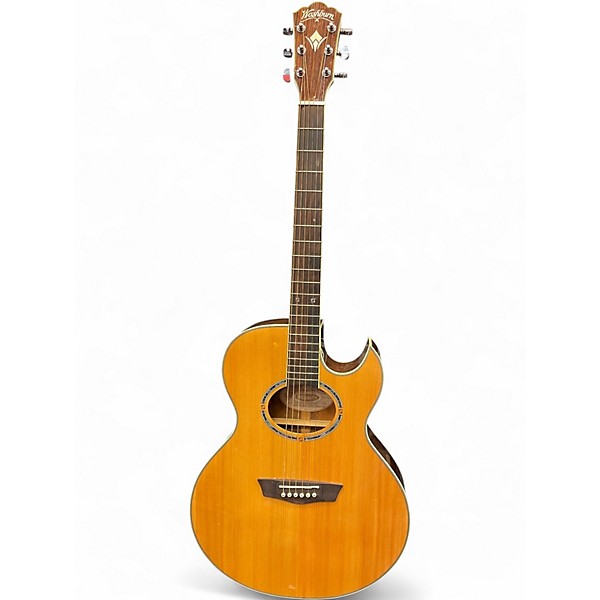 Used Washburn Nuno Bettencourt Signature EA20SNB Natural Acoustic Electric Guitar