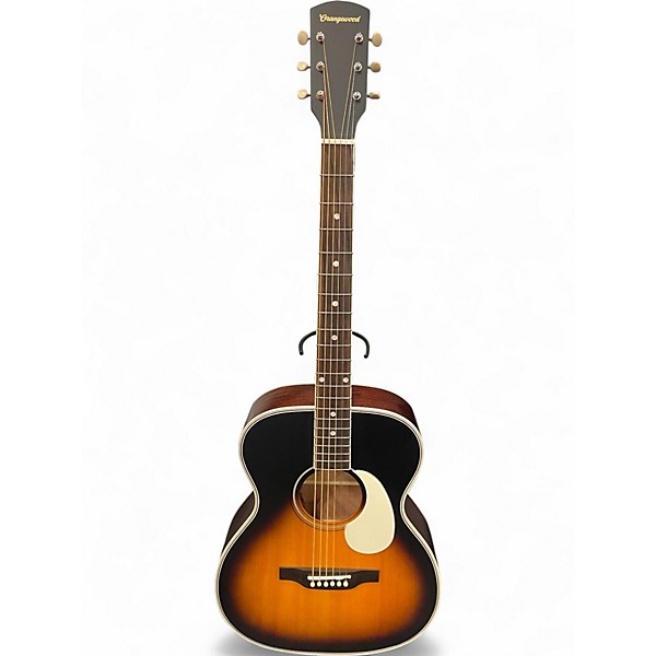 Used Orangewood Greta S VS Retro L Baritone 2 Tone Sunburst Acoustic Guitar