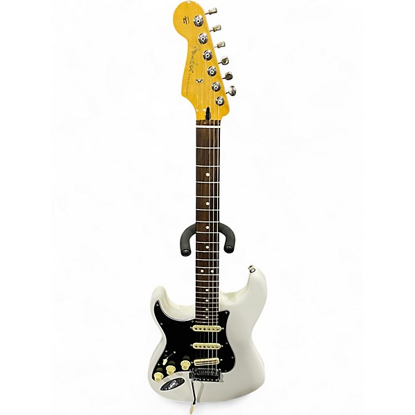 Used Fender Player Stratocaster Alpine White Solid Body Electric Guitar
