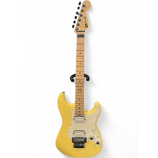 Used 2021 Charvel Pro-Mod So-Cal Style 1 HH FR Vintage White Solid Body Electric Guitar