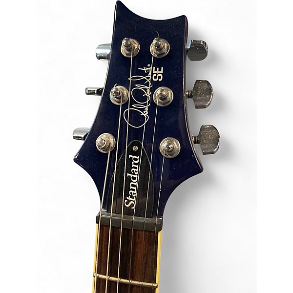Used PRS SE Custom 24 Blue Solid Body Electric Guitar