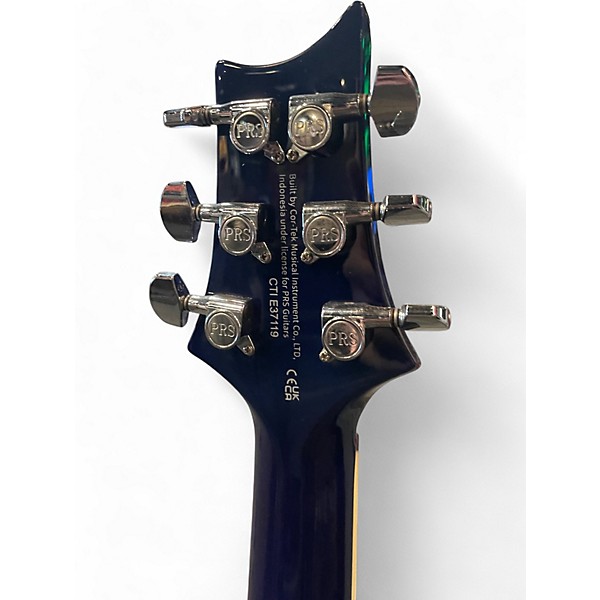 Used PRS SE Custom 24 Blue Solid Body Electric Guitar