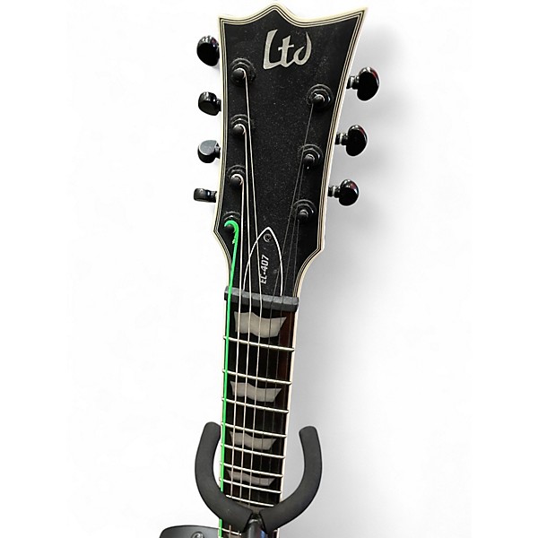 Used ESP EC407 Black Solid Body Electric Guitar