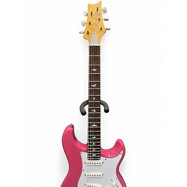 Used PRS SE Silver Sky Pink Solid Body Electric Guitar