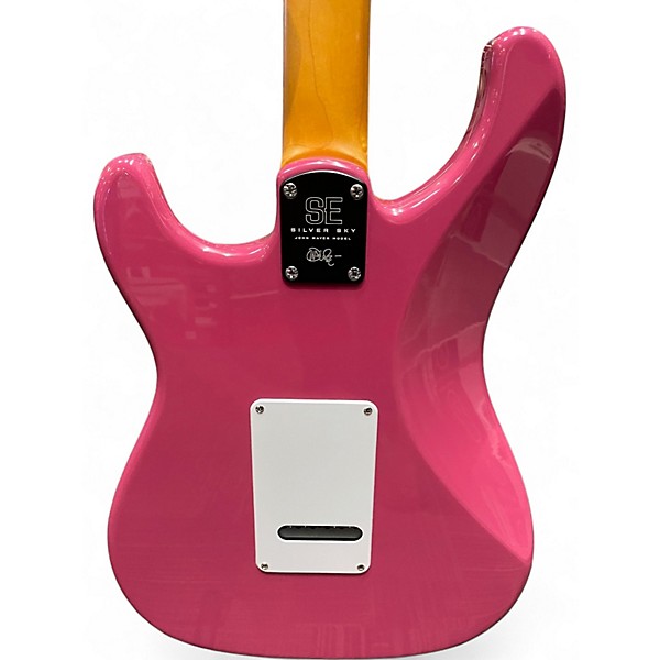 Used PRS SE Silver Sky Pink Solid Body Electric Guitar