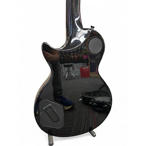 Used Epiphone MKH LES PAUL CUSTOM MATT HEAFY SIGNATURE 6 STRING Ebony Solid Body Electric Guitar
