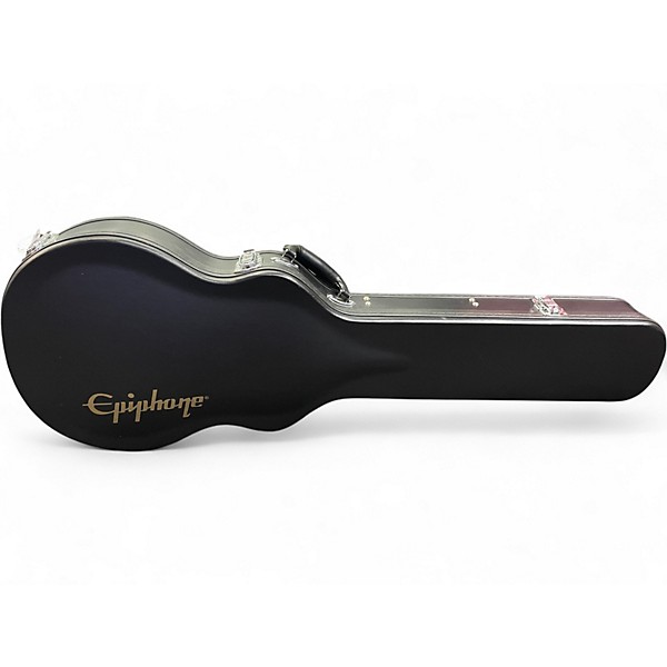 Used Epiphone MKH LES PAUL CUSTOM MATT HEAFY SIGNATURE 6 STRING Ebony Solid Body Electric Guitar