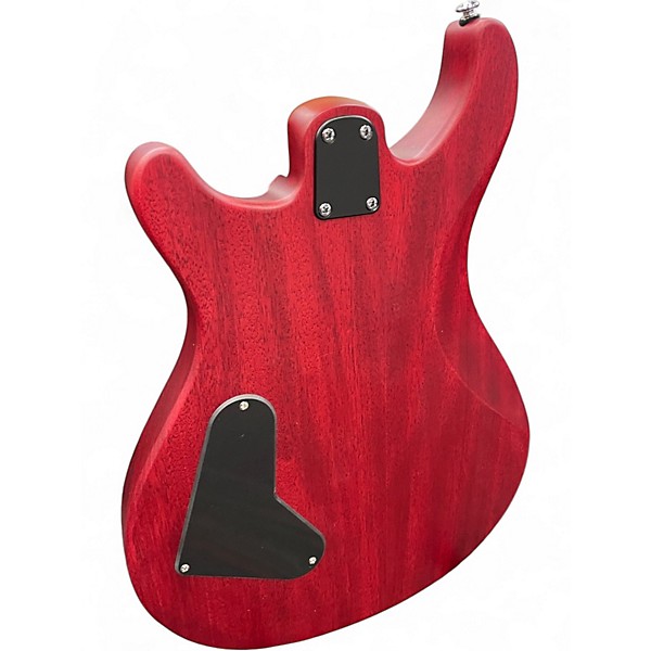 Used PRS SE CE STOPTAIL Satin Red Solid Body Electric Guitar