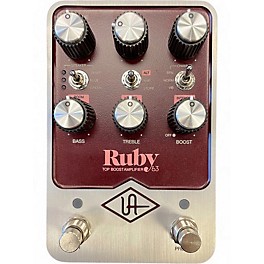 Used Universal Audio UAFX Ruby '63 Top Boost Amplifier Battery Powered Amp