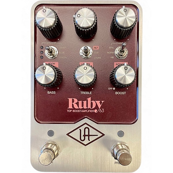 Used Universal Audio UAFX Ruby '63 Top Boost Amplifier Battery Powered Amp