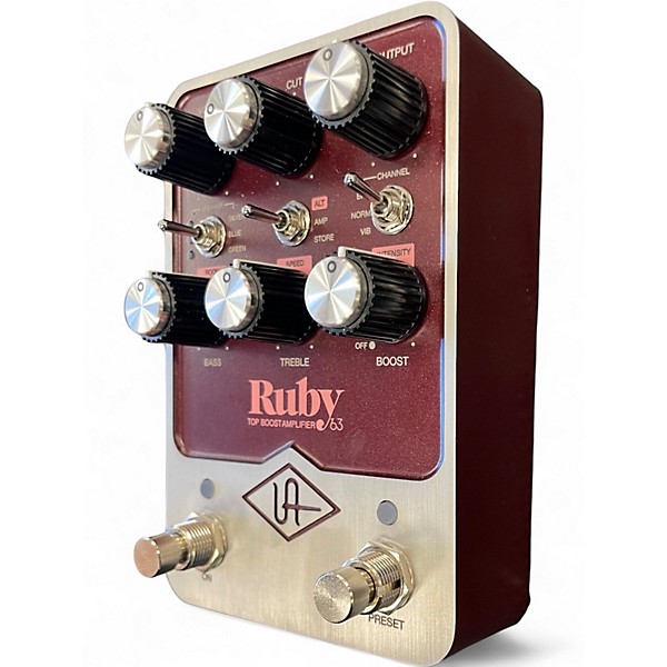 Used Universal Audio UAFX Ruby '63 Top Boost Amplifier Battery Powered Amp