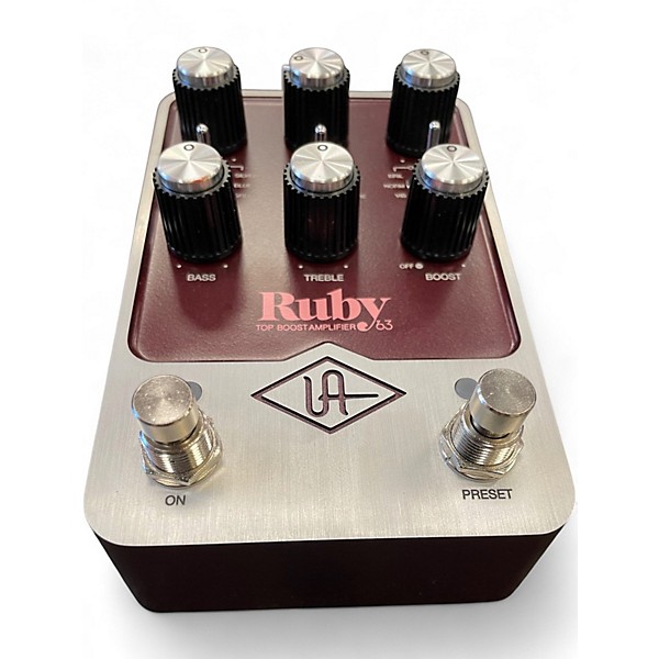 Used Universal Audio UAFX Ruby '63 Top Boost Amplifier Battery Powered Amp
