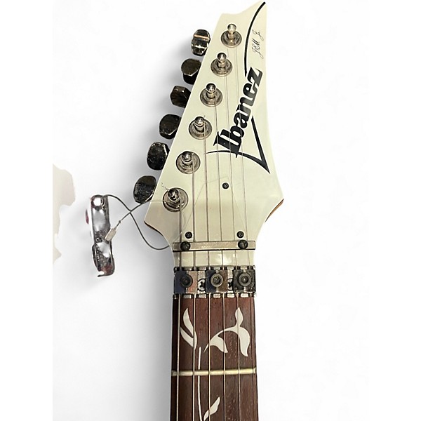 Used Ibanez JEMJR Alpine White Solid Body Electric Guitar