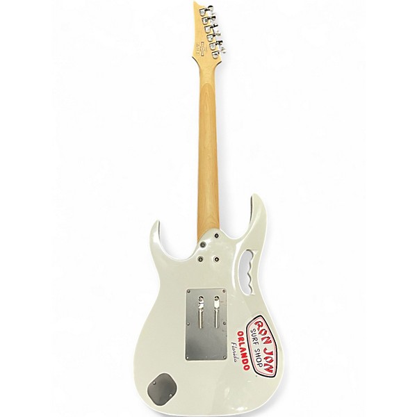 Used Ibanez JEMJR Alpine White Solid Body Electric Guitar