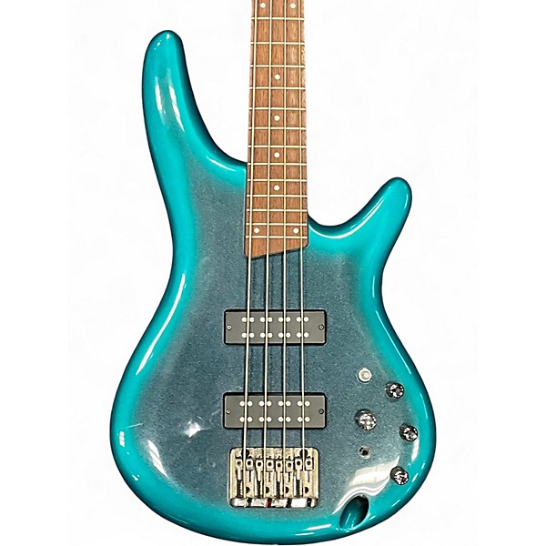 Used Ibanez SR300E Ocean Blue Burst Electric Bass Guitar