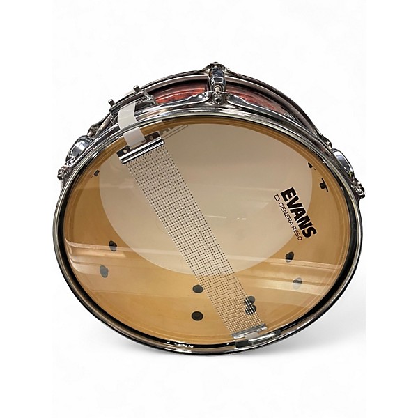 Used Pearl 12in Firecracker Snare Metallic Silver Drum