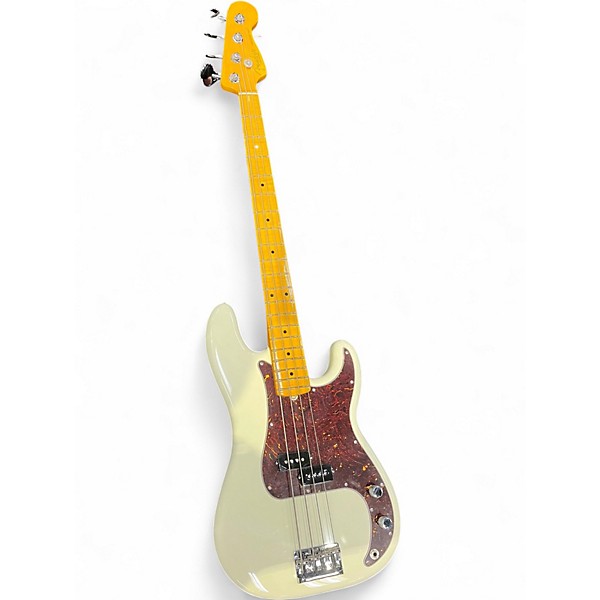 Used Fender American Professional II Precision Bass Olympic White Electric Bass Guitar