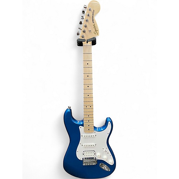 Used Squier Stratocaster HSS Lake Placid Blue Solid Body Electric Guitar