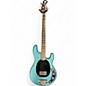 Used Ernie Ball Music Man Stingray SUB Bass Blue Electric Bass Guitar thumbnail