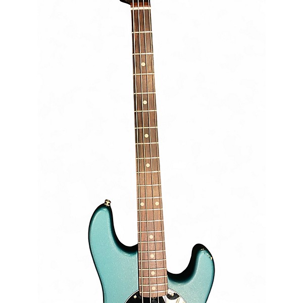Used Ernie Ball Music Man Stingray SUB Bass Blue Electric Bass Guitar