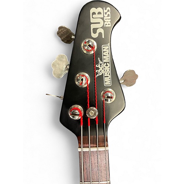 Used Ernie Ball Music Man Stingray SUB Bass Blue Electric Bass Guitar