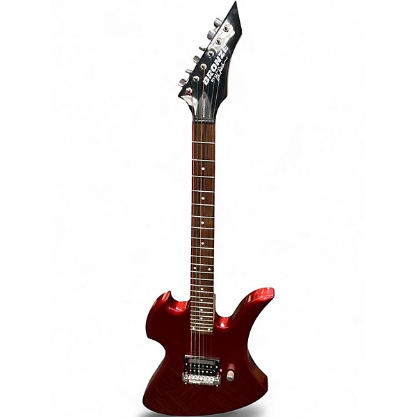 Used 2022 B.C. Rich Bronze Series Mockingbird Ruby Solid Body Electric Guitar