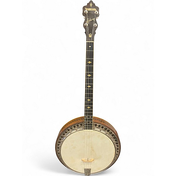 Used Ludwig Top Tension Tenor Banjo Walnut Banjo