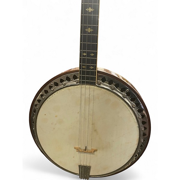 Used Ludwig Top Tension Tenor Banjo Walnut Banjo
