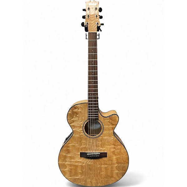 Used Mitchell MX400 Natural Acoustic Electric Guitar