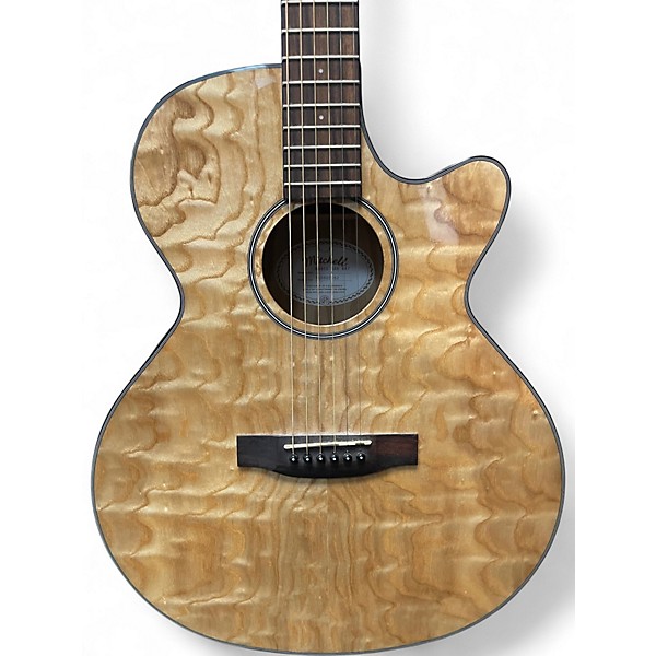 Used Mitchell MX400 Natural Acoustic Electric Guitar
