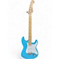 Used Indio Classic S-Style Blue Solid Body Electric Guitar thumbnail