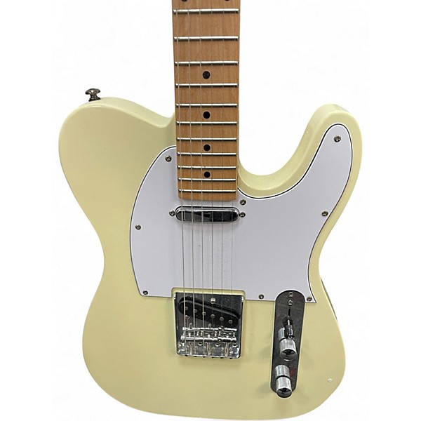 Used Lyx Pro T-Style Vintage White Solid Body Electric Guitar