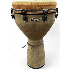 Used Remo Mondo key tuned earth finish Djembe