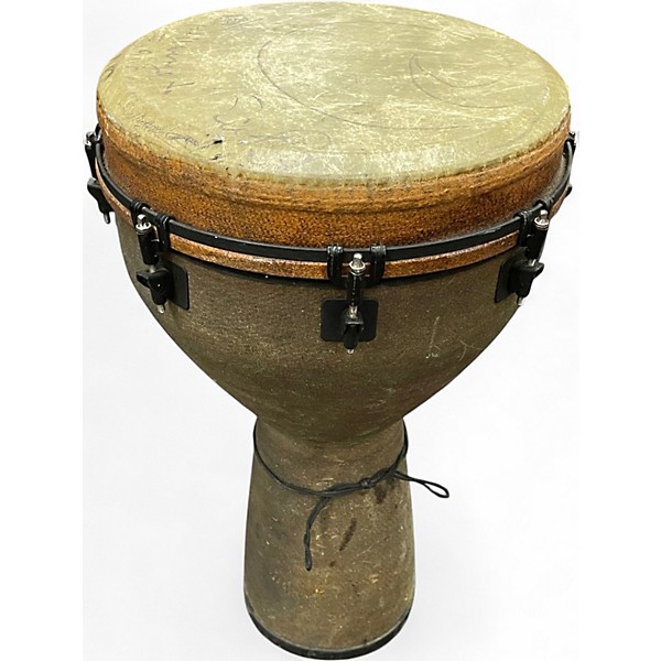 Used Remo Mondo key tuned earth finish Djembe